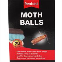 Rentokil Moth Balls Pk of 20