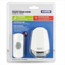 Status Wireless Plug in Door Chime with Light - White