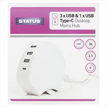 Status Desk Top USB & C Charging Hub