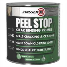 Zinsser Peel Stop Clear Binding Primer Paint 1 ltr