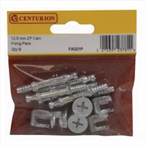 Centurion 12.5mm ZP Universal Cam Fixing Pack Pk of 6