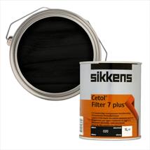 Sikkens Cetol Filter 7 Plus Exterior Satin Wood Stain Ebony 020 1 Litre