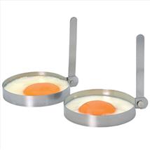 KitchenCraft Set of 2 Stainless Steel Round Egg Rings