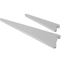 Rothley Twin Slot Shelving Bracket White 17cm