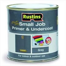 Rustins Small Job Quick Dry Primer Undercoat Grey 250ml