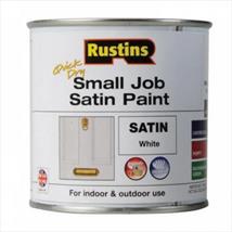 Rustins Small Job Quick Dry Satin White 250ml