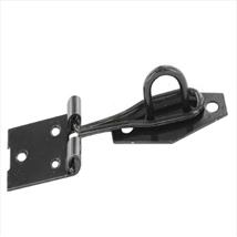 Securit Light Wire Hasp & Staple Black 100mm