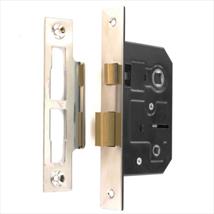 Securit Bathroom Lock Nickel plated 63mm