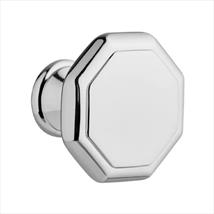 Securit Octagonal Cabinet Knob Polished Chrome 30mm Pk of 2