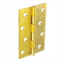 Securit Brass Butt Hinges Self Colour 100mm