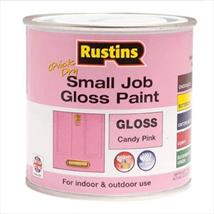 Rustins Small Job Quick Dry Gloss Candy Pink 250ml