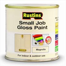 Rustins Small Job Quick Dry Gloss Magnolia 250ml