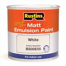 Rustins Small Matt Emulsion White 250ml