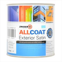 AllCoat Exterior Satin White 1ltr