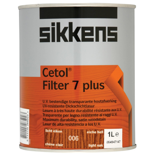 Sikkens Cetol Filter 7 Plus Exterior Satin Wood Stain